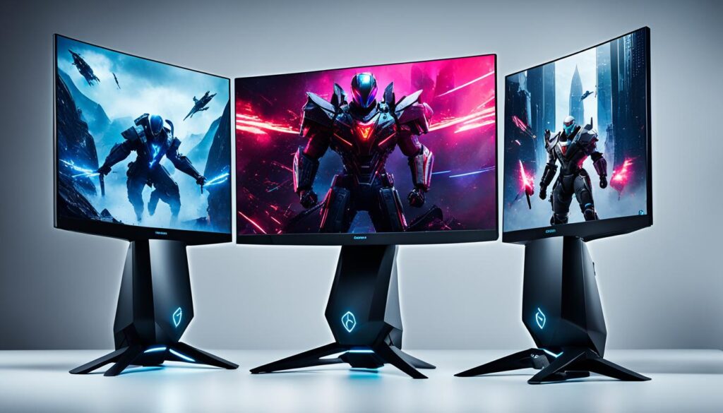 Best gaming monitors featuring the Dell Alienware AW3225QF and Samsung Odyssey Neo G8